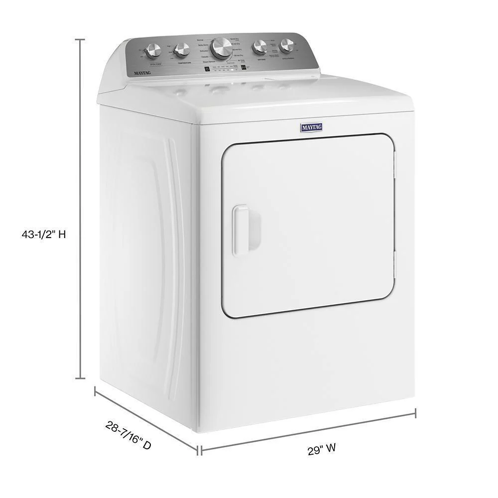 Maytag MGD5430MW Top Load Gas Dryer with Steam-Enhanced Cycles - 7.0 cu. ft. - Image 7