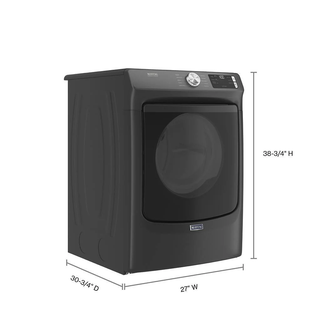 Maytag MGD5630MBK Front Load Gas Dryer with Extra Power and Quick Dry cycle - 7.3 cu. ft. - Image 17