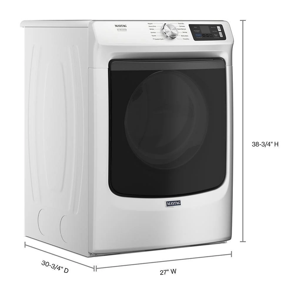 Maytag MGD7020RW Smart Pet Pro Front Load Gas Dryer - 7.4 CU. FT. - Image 3