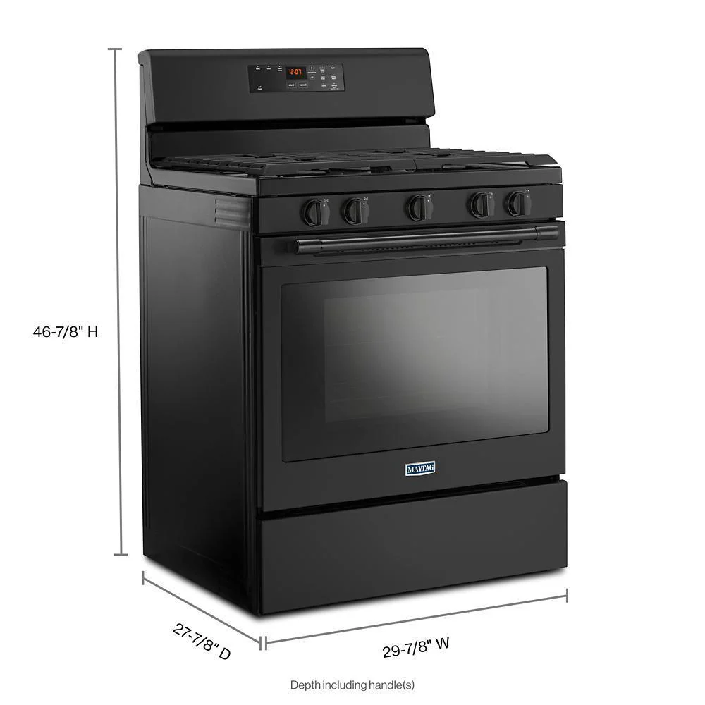 Maytag MGR6600FB 30-inch Wide Gas Range With 5th Oval Burner - 5.0 Cu. Ft. - Image 4