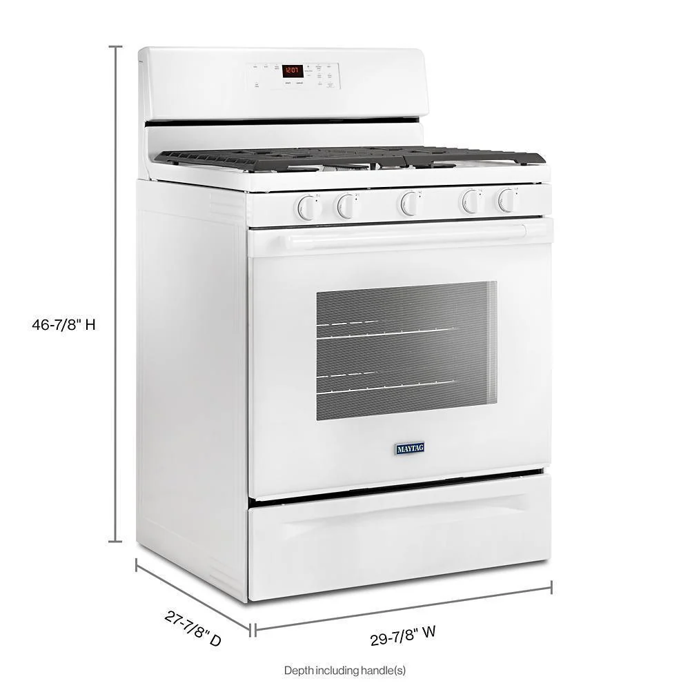 Maytag MGR6600FW 30-inch Wide Gas Range With 5th Oval Burner - 5.0 Cu. Ft. - Image 4