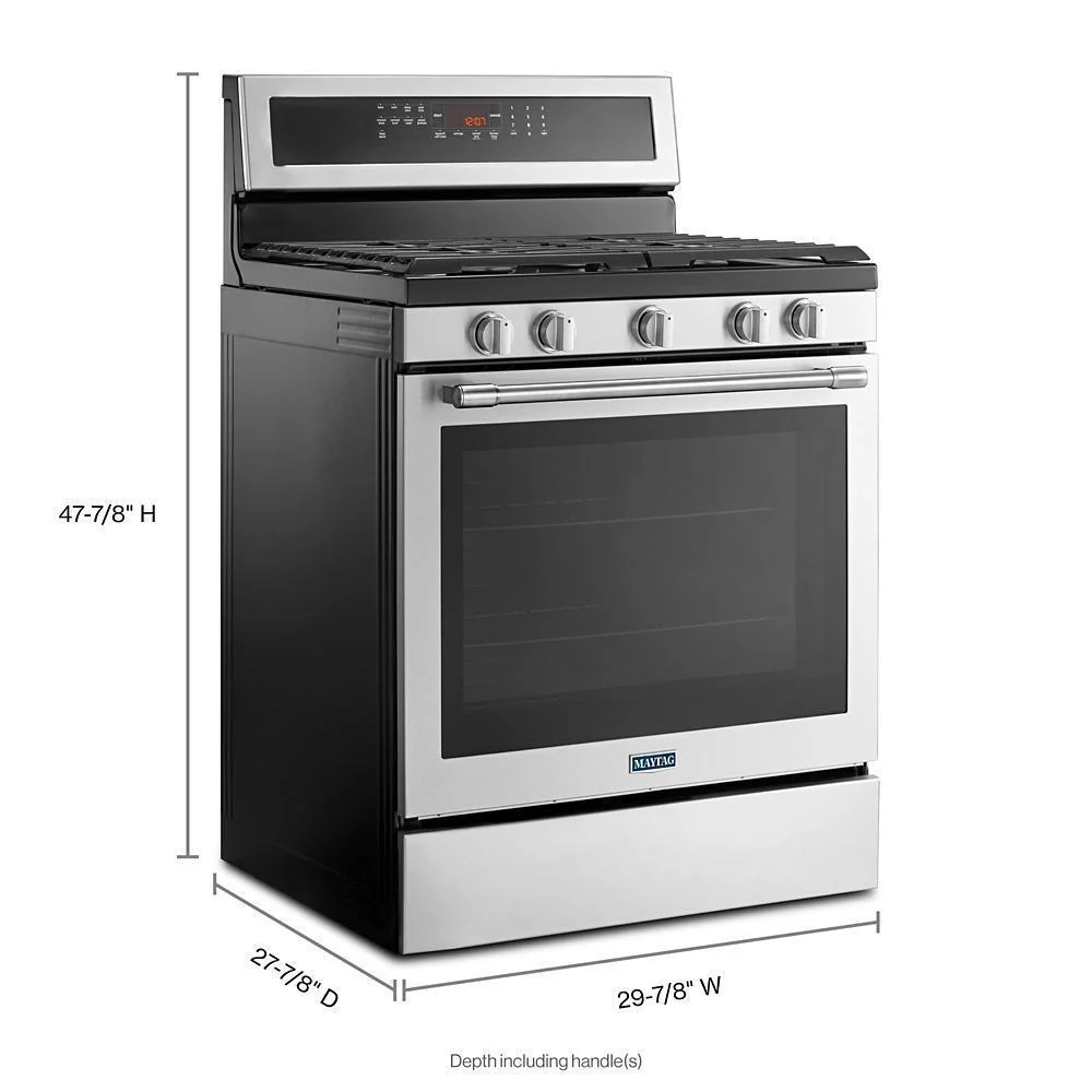 Maytag 30-Inch Wide Gas Range With True Convection And Power Preheat - 5.8 Cu. Ft. - Image 15