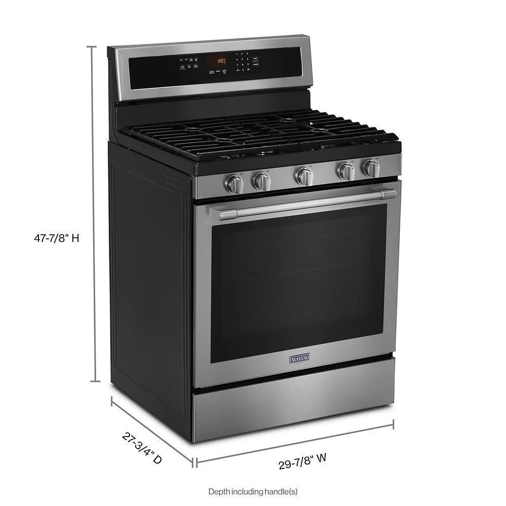 Maytag 30-Inch Wide Gas Range With True Convection And Power Preheat - 5.8 Cu. Ft. - Image 16