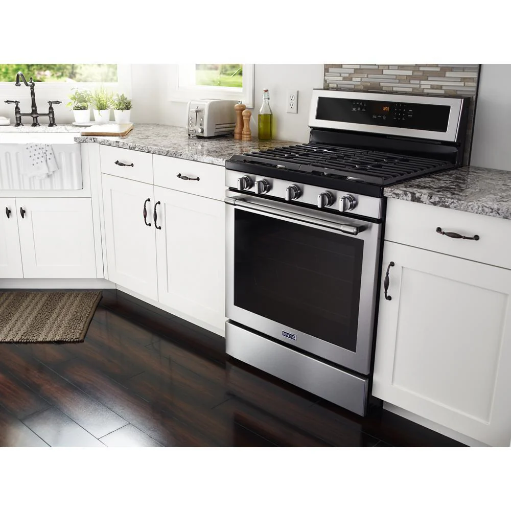 Maytag 30-Inch Wide Gas Range With True Convection And Power Preheat - 5.8 Cu. Ft. - Image 21