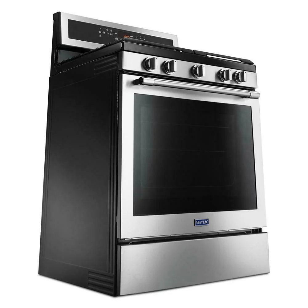 Maytag 30-Inch Wide Gas Range With True Convection And Power Preheat - 5.8 Cu. Ft. - Image 4
