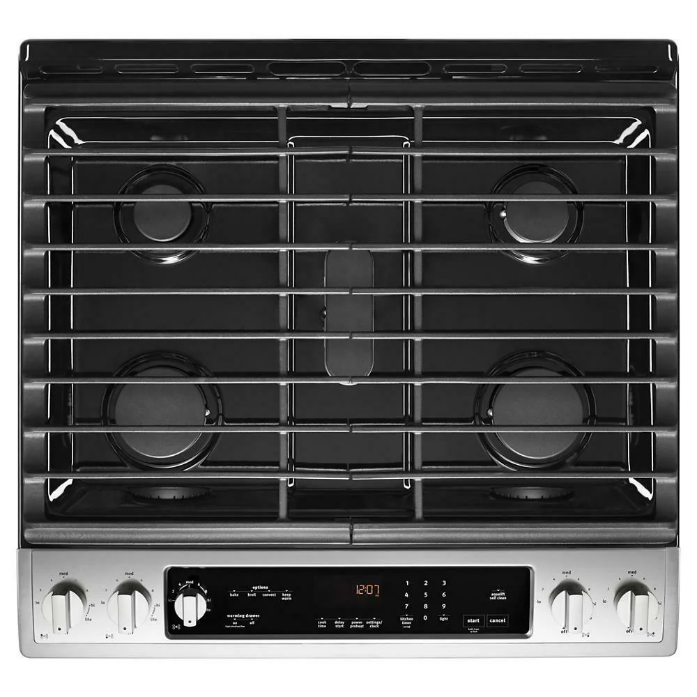 30-INCH WIDE SLIDE-IN GAS RANGE WITH TRUE CONVECTION AND FIT SYSTEM - 5.8 CU. FT. - Image 2