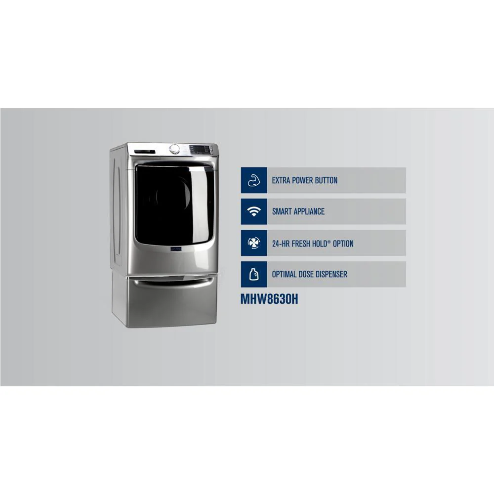 Maytag MHW8630HC Smart Front Load Washer with Extra Power and 24-Hr Fresh Hold® option - 5.0 cu. ft. - Image 6