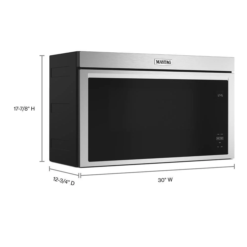 Maytag MMMF6030PZ Over-the-Range Flush Built-In Microwave - 1.1 Cu. Ft. - Image 8
