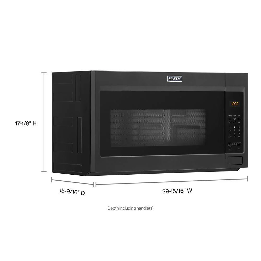 Maytag MMV1175JK Over-the-Range Microwave with stainless steel cavity - 1.9 cu. ft. - Image 9