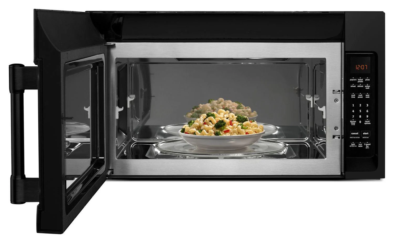 Maytag MMV4206FB Over-The-Range Microwave With Interior Cooking Rack - 2.0 Cu. Ft. Black - Image 2