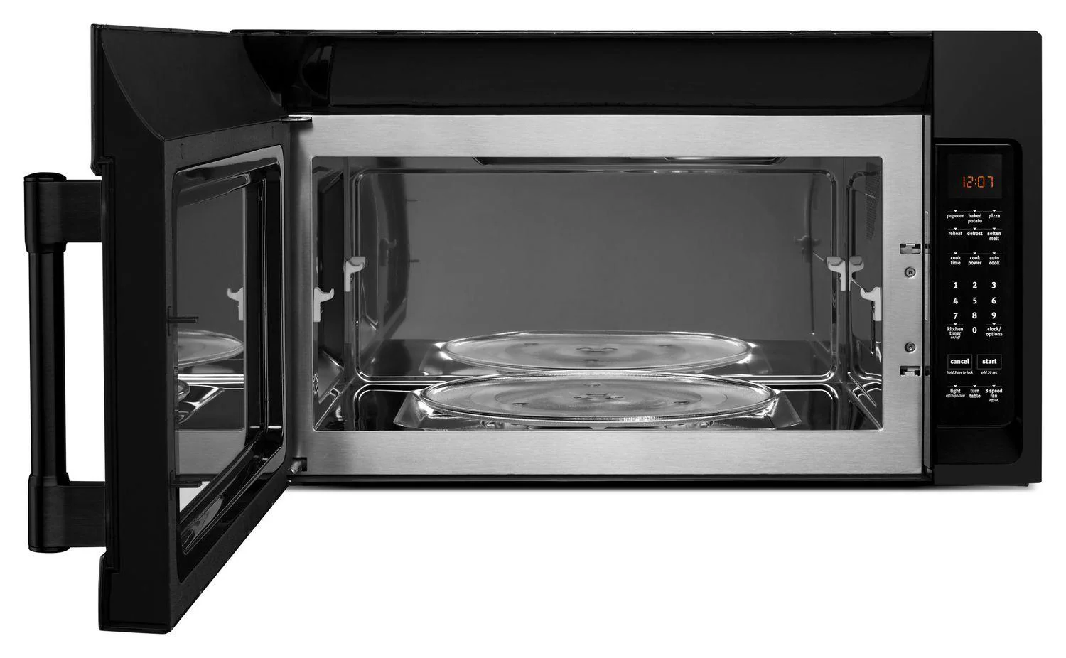 Maytag MMV4206FB Over-The-Range Microwave With Interior Cooking Rack - 2.0 Cu. Ft. Black - Image 3