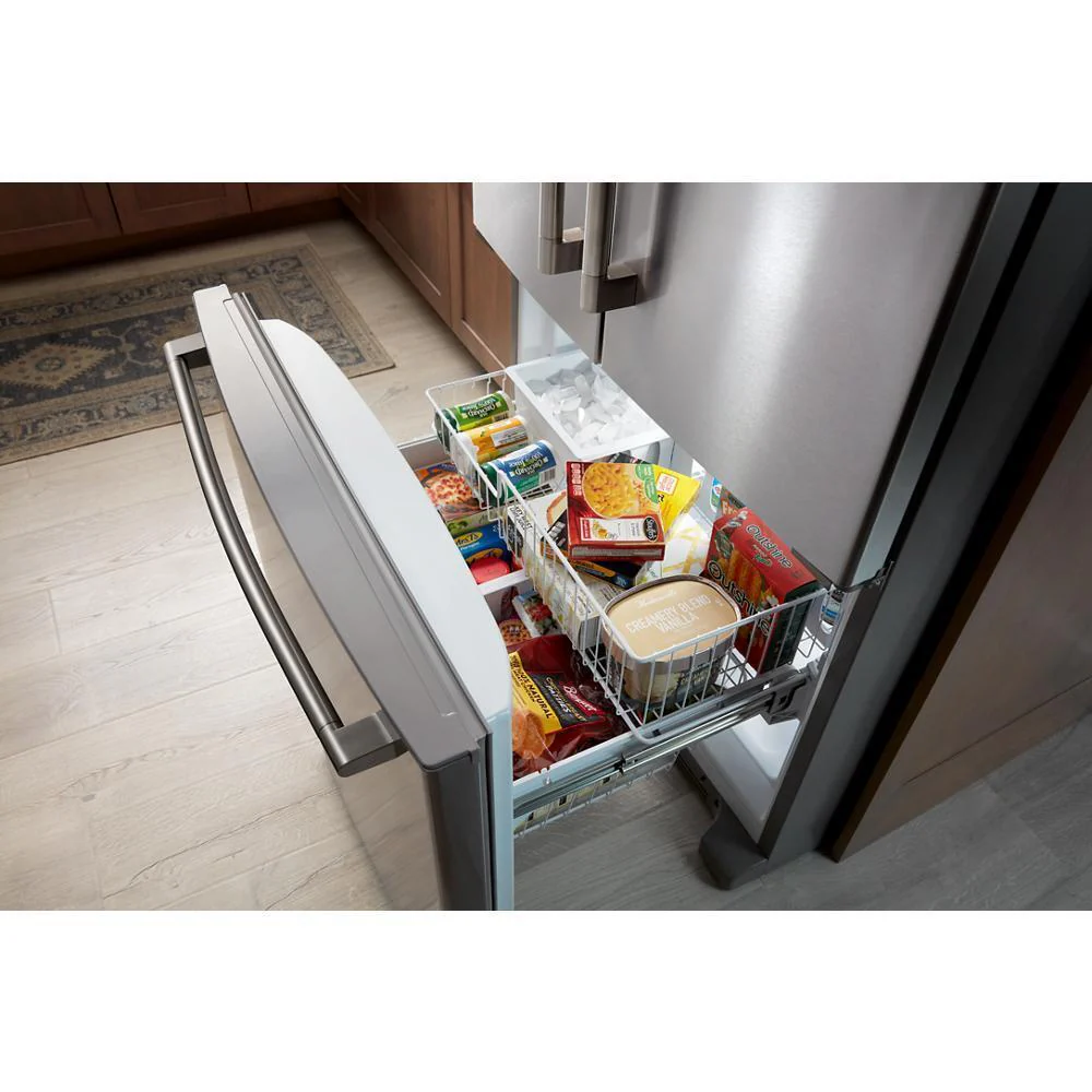 MRFF4136RZ Maytag® 36 Inch Wide French Door Bottom Mount Refrigerator with Max Cool Setting - 25 Cu. Ft. - Image 11