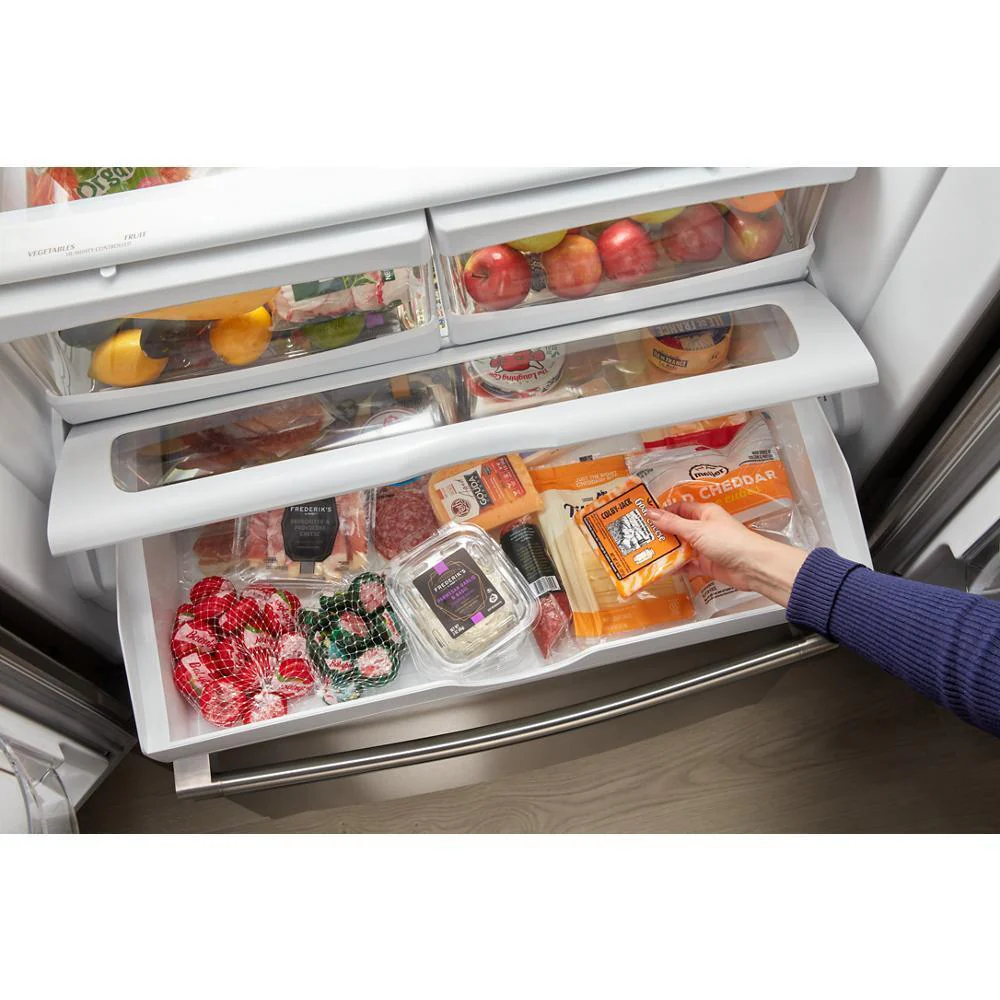 MRFF4136RZ Maytag® 36 Inch Wide French Door Bottom Mount Refrigerator with Max Cool Setting - 25 Cu. Ft. - Image 12