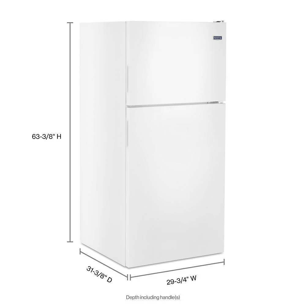 Maytag MRT118FFFH 30-Inch Wide Top Freezer Refrigerator with PowerCold® Feature- 18 Cu. Ft. - Image 2