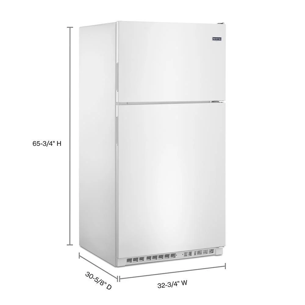Maytag MRT311FFFH 33-Inch Wide Top Freezer Refrigerator with PowerCold® Feature- 21 Cu. Ft. - Image 5