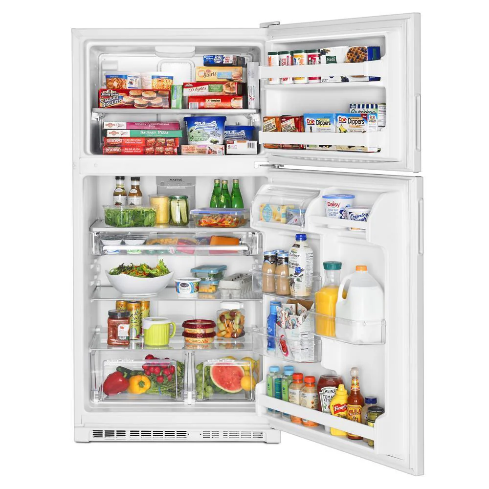 Maytag MRT311FFFH 33-Inch Wide Top Freezer Refrigerator with PowerCold® Feature- 21 Cu. Ft. - Image 7