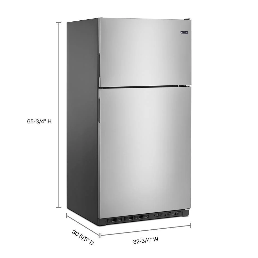 Maytag MRT311FFFZ 33-Inch Wide Top Freezer Refrigerator with PowerCold® Feature- 21 Cu. Ft. - Image 5