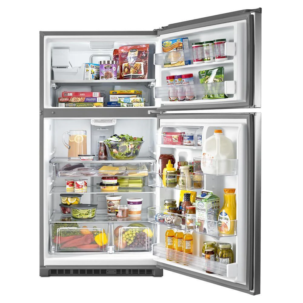 Maytag MRT711SMFZ 33-Inch Wide Top Freezer Refrigerator with EvenAir™ Cooling Tower- 21 Cu. Ft. - Image 8