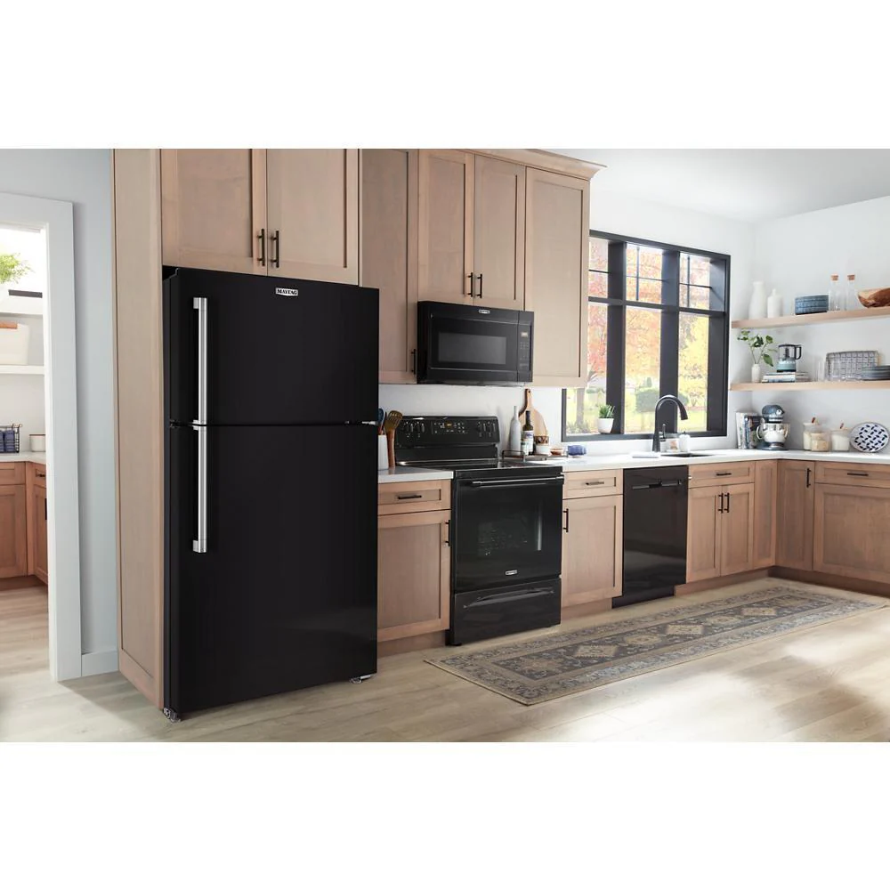 Maytag MRTX5119SB 30-Inch Wide Top-Freezer Refrigerator with Garage Mode-19 Cu. Ft. - Image 2