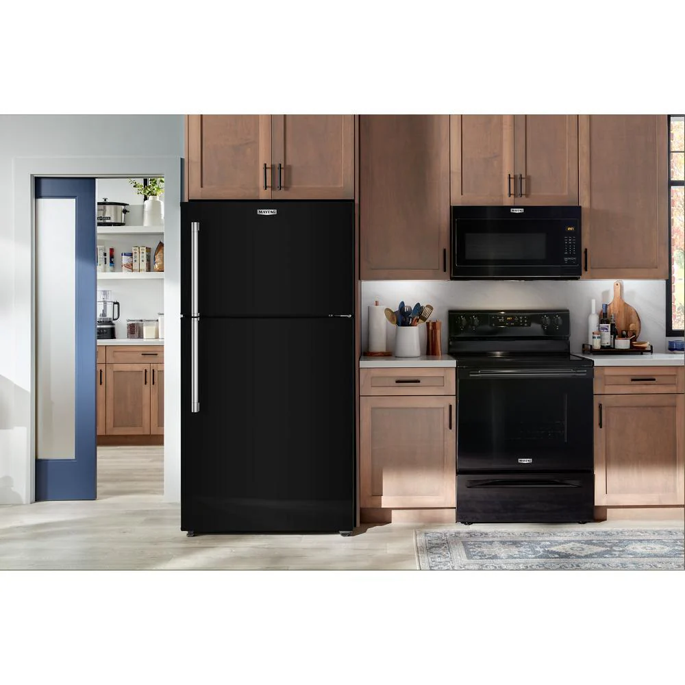 Maytag MRTX5119SB 30-Inch Wide Top-Freezer Refrigerator with Garage Mode-19 Cu. Ft. - Image 3