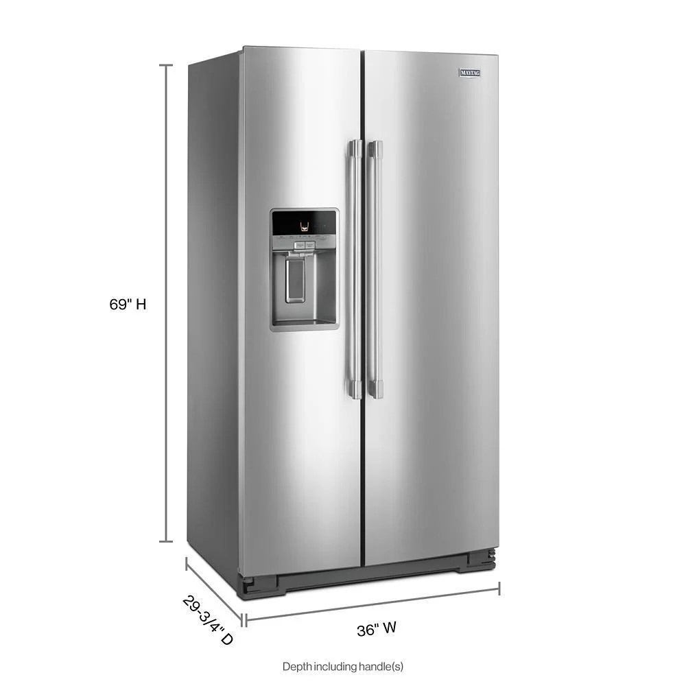 Maytag MSC21C6MFZ 36- Inch Wide Counter Depth Side-by-Side Refrigerator- 21 Cu. Ft. - Image 6