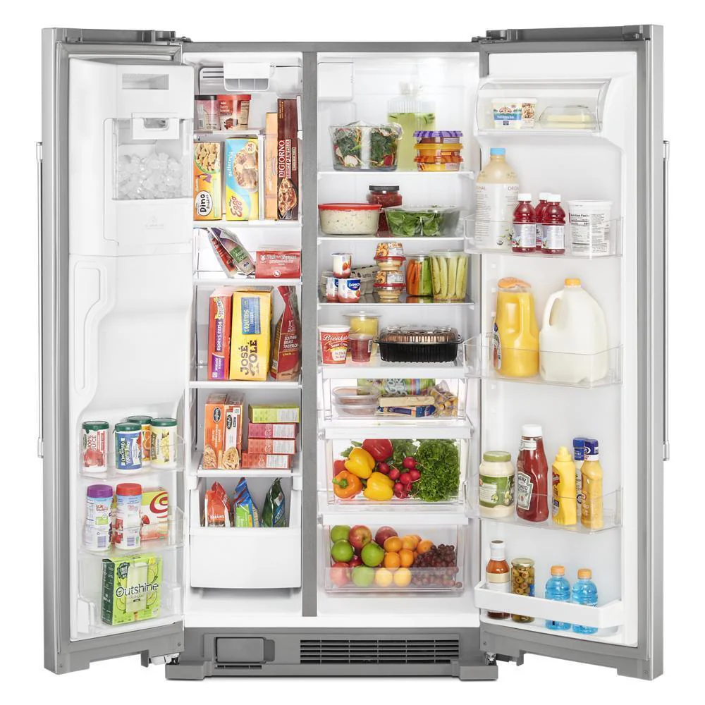 Maytag MSS25C4MGZ 36-Inch Wide Side-by-Side Refrigerator with Exterior Ice and Water Dispenser - 25 Cu. Ft. - Image 6