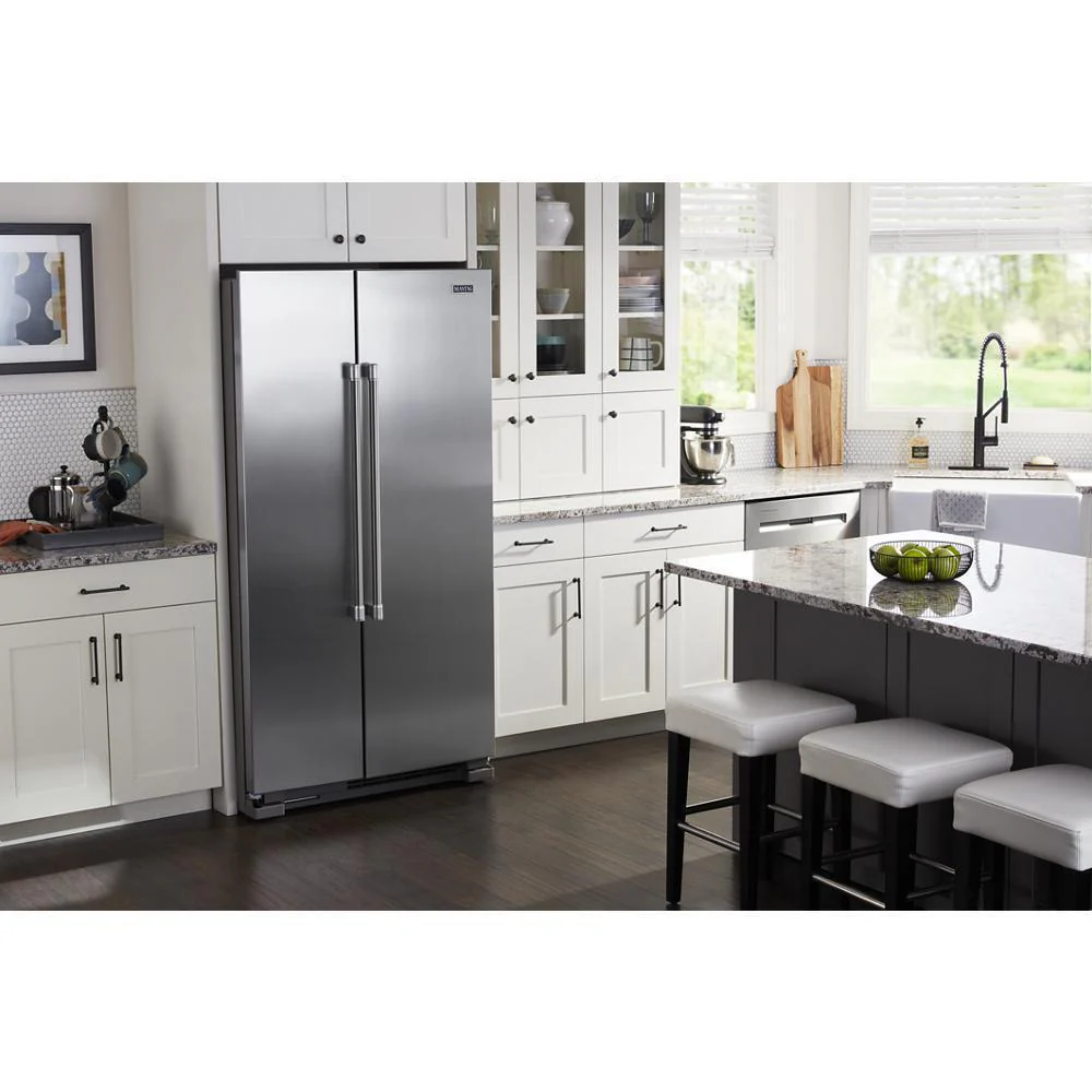 Maytag MSS25N4MKZ 36-Inch Wide Side-by-Side Refrigerator - 25 Cu. Ft. - Image 9