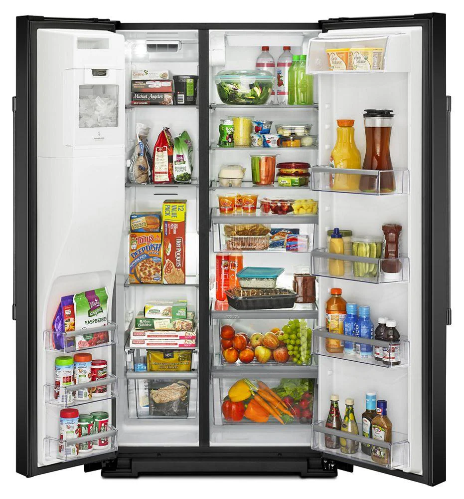 Maytag 36- Inch Wide Side-by-Side Refrigerator with External Ice and Water- 26 Cu. Ft. - Image 2