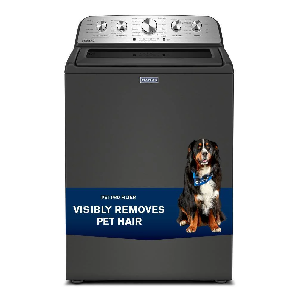 Maytag MTW5600RU 4.8 Cu Ft. Top Load Impeller Washer with Extra Power and Pet Pro Option - Image 17
