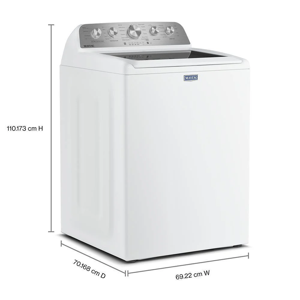Maytag MTW5600RW 4.8 Cu Ft. Top Load Impeller Washer with Extra Power and Pet Pro Option - Image 2