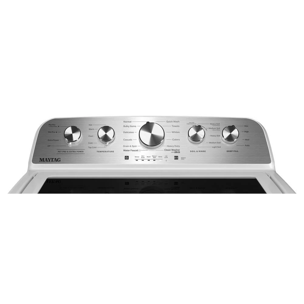 Maytag MTW5600RW 4.8 Cu Ft. Top Load Impeller Washer with Extra Power and Pet Pro Option - Image 9