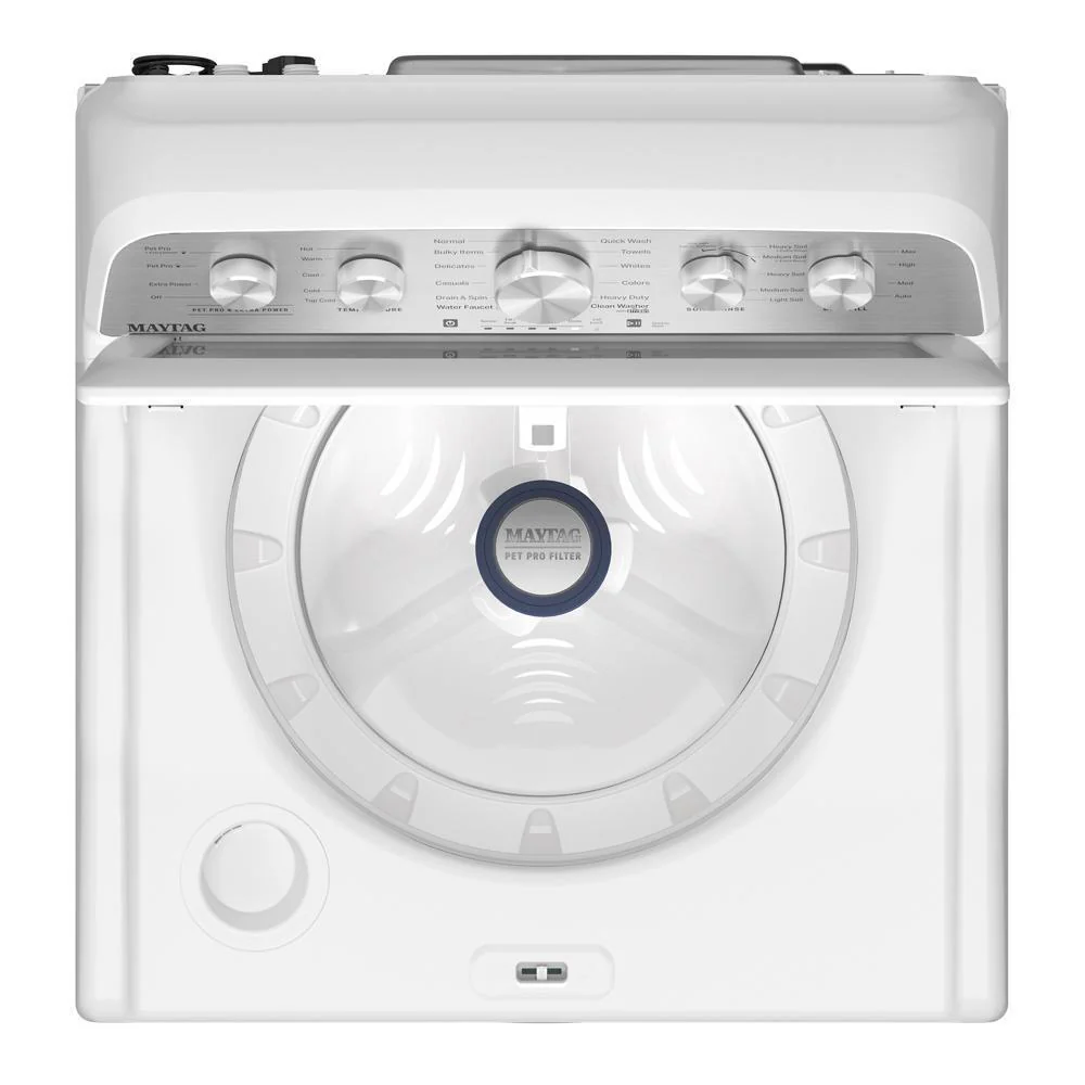 Maytag MTW5605RW 4.7 Cu Ft. Top Load Agitator Washer with Extra Power and Pet Pro Option - Image 8