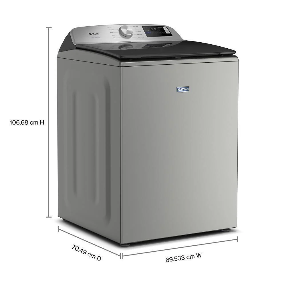 Maytag MTW6200RR 5.3 Cu. Ft. Top Load Impeller Washer with Extra Power and Smart Appliance - Image 2