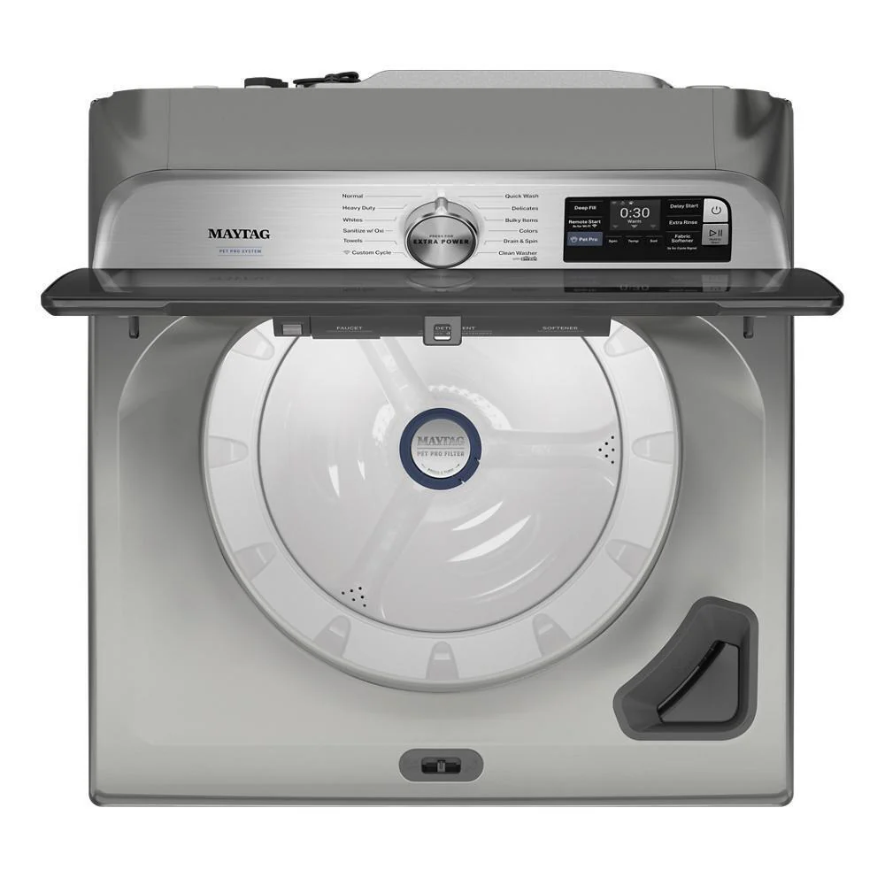 Maytag MTW7200RR 5.3 Cu. Ft. Pet Pro Top Load Impeller Washer with Extra Power and Sanitize Cycle with Oxi - Image 5