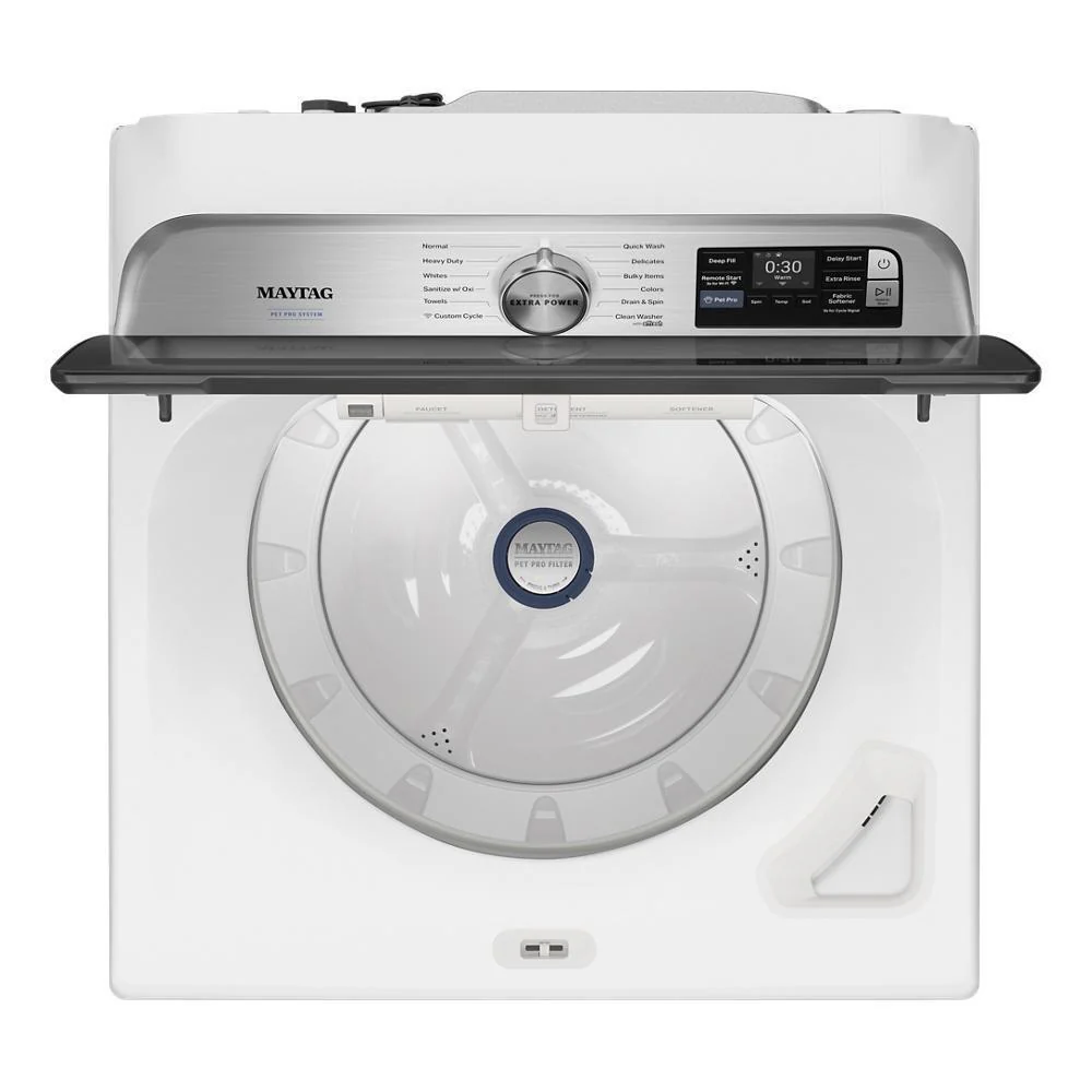Maytag MTW7200RW 5.3 Cu. Ft. Pet Pro Top Load Impeller Washer with Extra Power and Sanitize Cycle with Oxi - Image 9