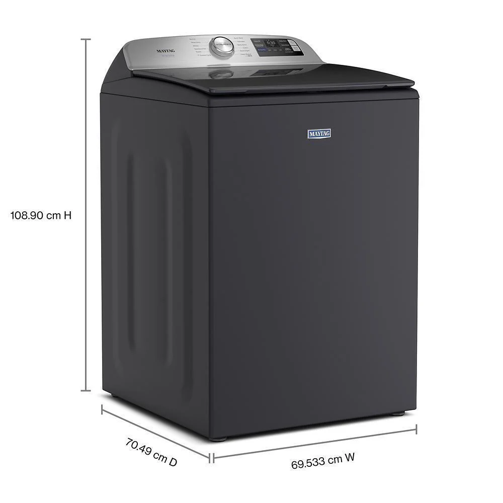 Maytag MTW7205RF 5.2 Cu. Ft. Pet Pro Top Load Agitator Washer with Extra Power and Sanitize Cycle with Oxi - Image 2