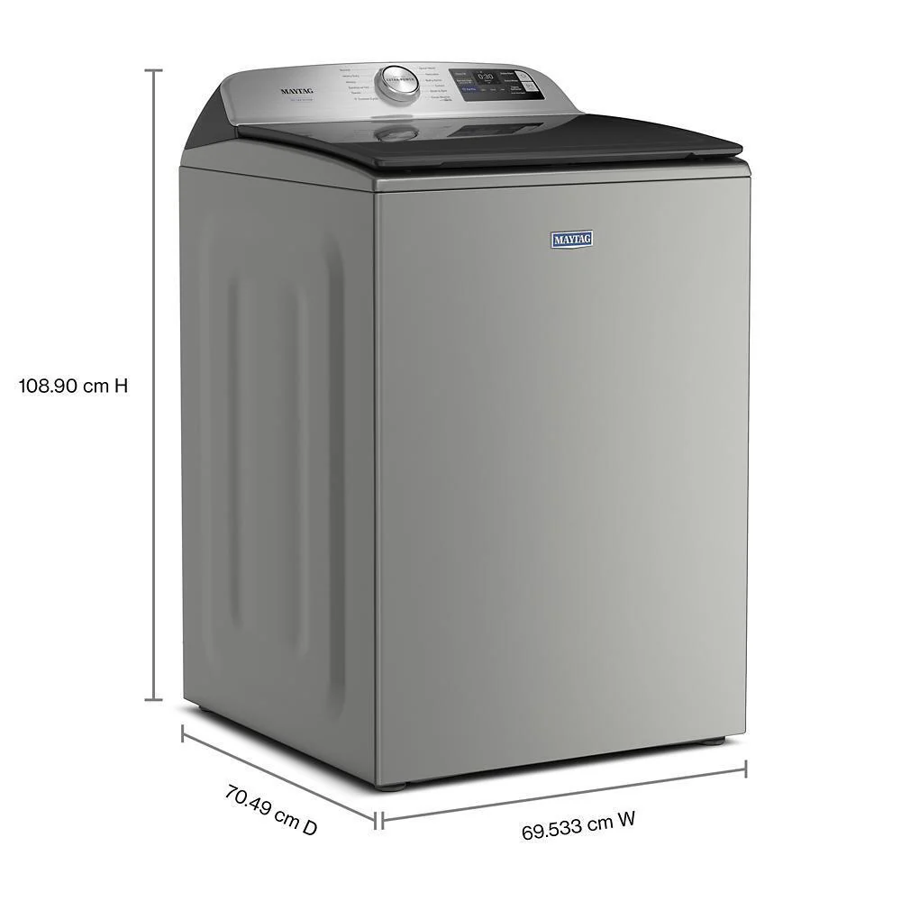 Maytag MTW7205RR 5.2 Cu. Ft. Pet Pro Top Load Agitator Washer with Extra Power and Sanitize Cycle with Oxi - Image 2
