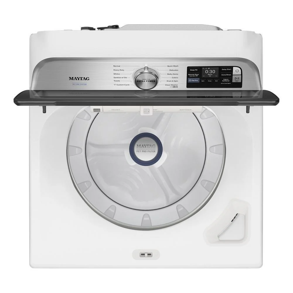 Maytag MTW7205RW 5.2 Cu. Ft. Pet Pro Top Load Agitator Washer with Extra Power and Sanitize Cycle with Oxi - Image 8