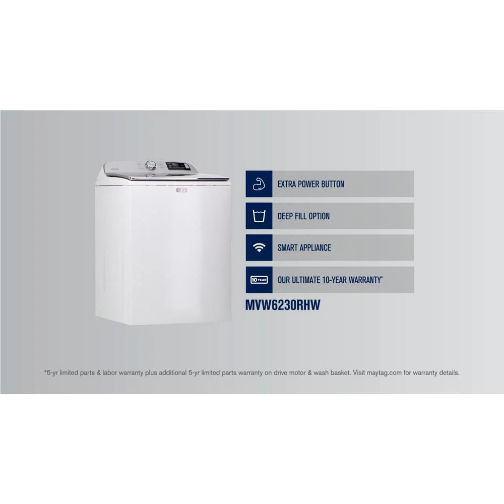Maytag MVW6230RHW Smart Top Load Washer with Extra Power - 4.7 cu. ft. - Image 12