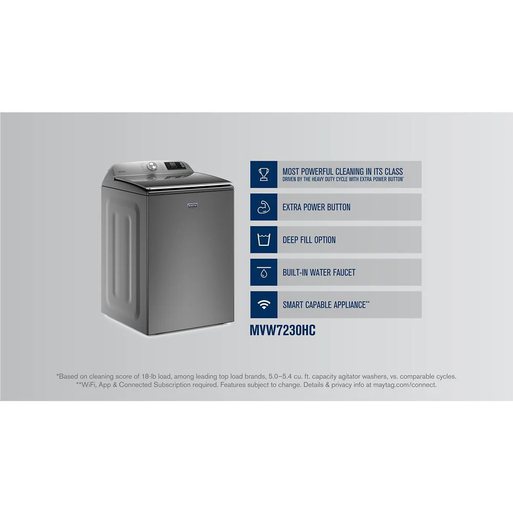 Maytag MVW7230HC Smart Top Load Washer with Extra Power - 5.2 cu. ft. - Image 10