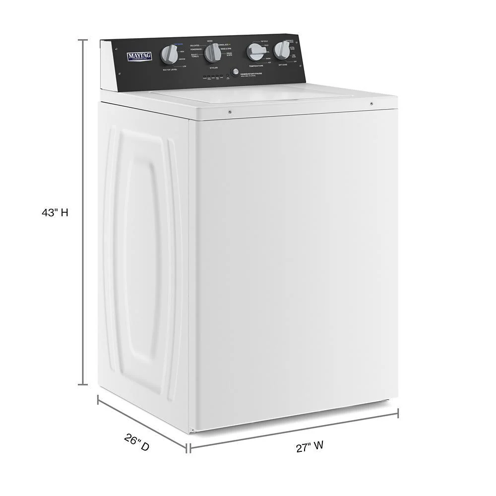 Maytag MVWP586GW Commercial-Grade Residential Agitator Washer - 3.5 cu. ft. - Image 5