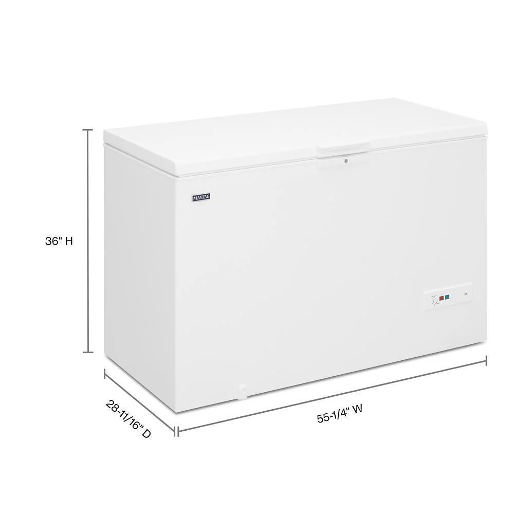 Maytag MZC5216LW Garage Ready in Freezer Mode Chest Freezer with Baskets - 16 cu. ft. - Image 9
