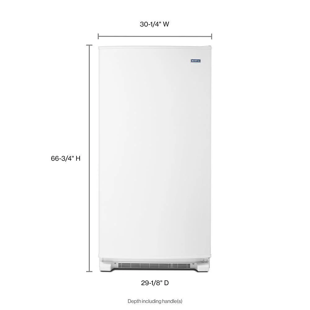 Maytag MZF34X18FW 18 cu. ft. Frost Free Upright Freezer with LED Lighting - Image 2