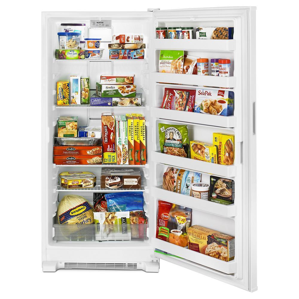 Maytag MZF34X18FW 18 cu. ft. Frost Free Upright Freezer with LED Lighting - Image 4