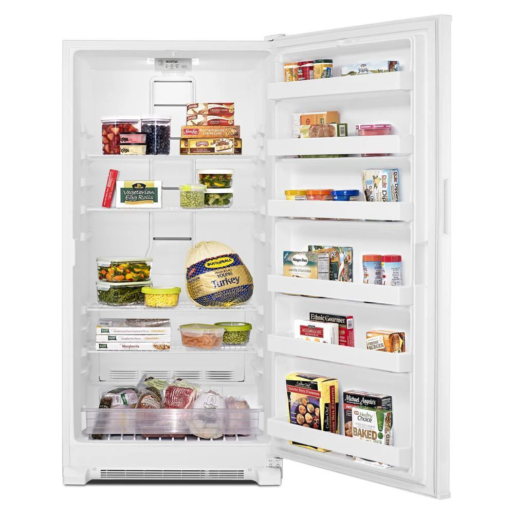 Maytag MZF34X20DW Frost Free Upright Freezer with LED Lighting - 20 Cu. Ft. - Image 4