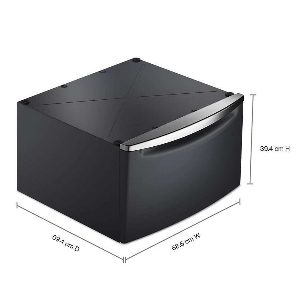 Maytag XHPC155RF 15.5" Pedestal for Front Load Washer and Dryer with Storage - Image 7