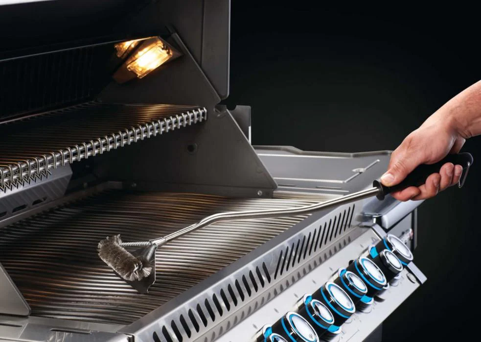 Napoleon Bbq 62054 Extra Wide Stainless Steel Grill Brush - Image 3