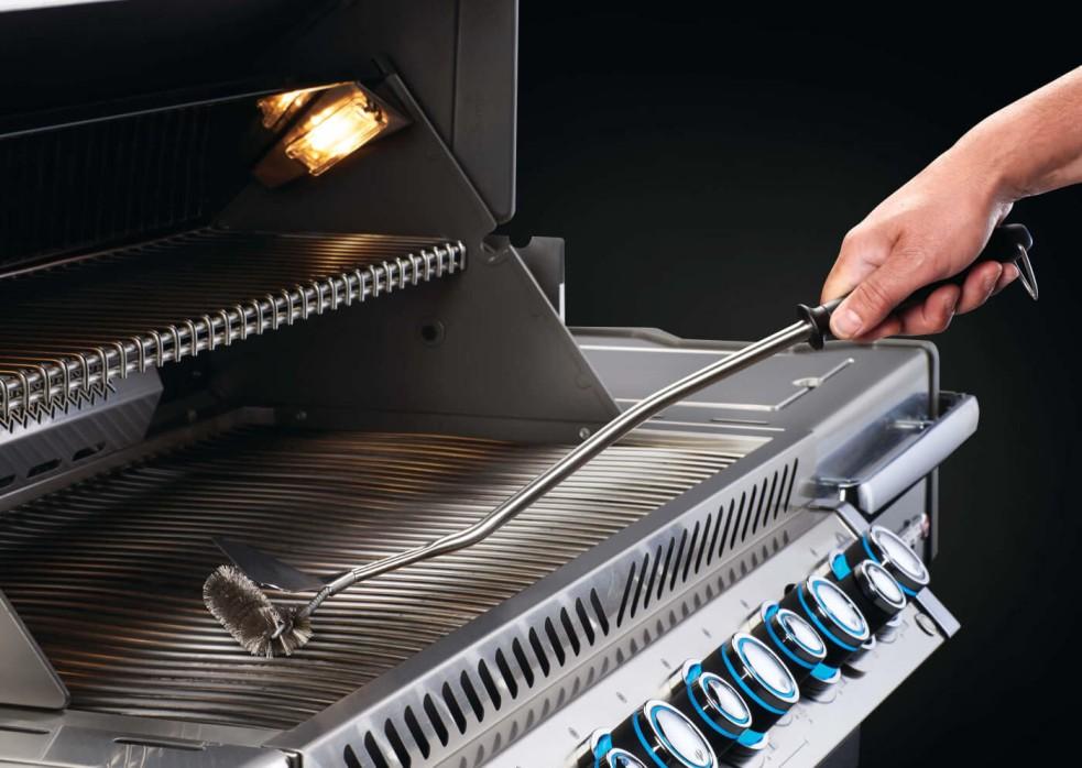 Napoleon Bbq 62054 Extra Wide Stainless Steel Grill Brush - Image 4