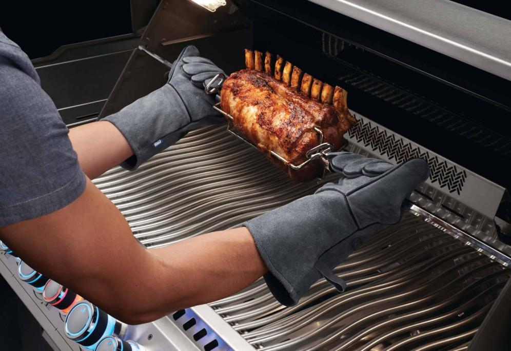 Napoleon Bbq 62147 Genuine Leather BBQ Gloves - Image 3