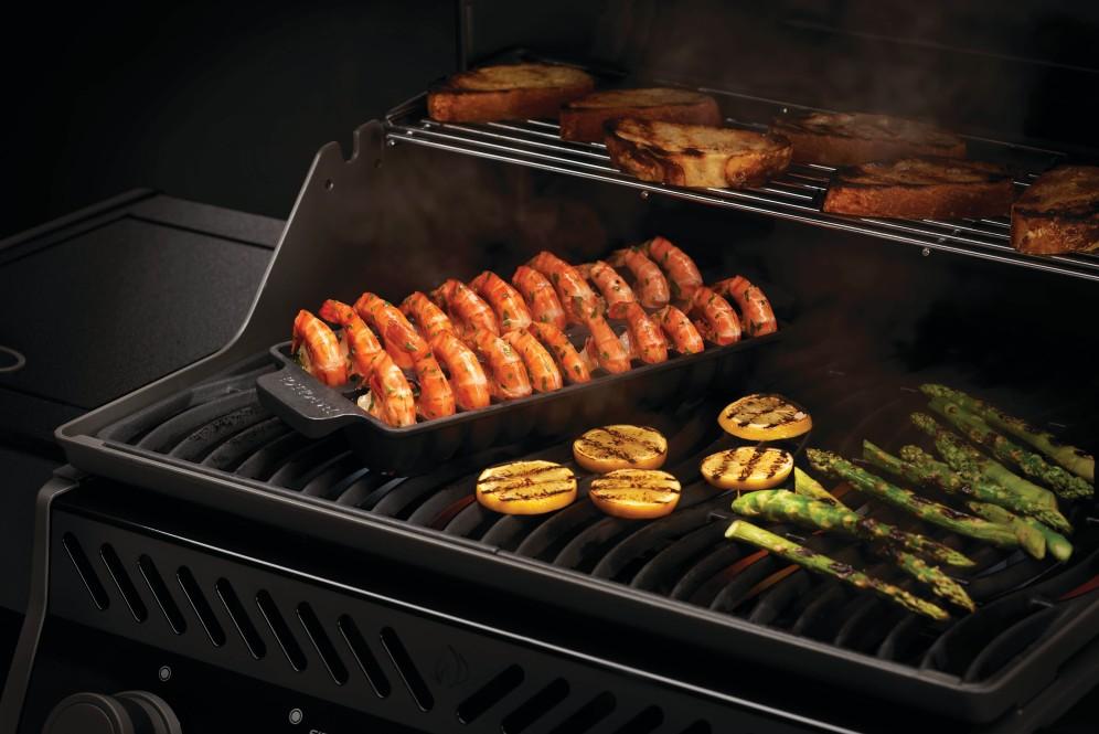 Napoleon Bbq 67734 Cast Iron Jumbo Shrimp Tray - Image 2